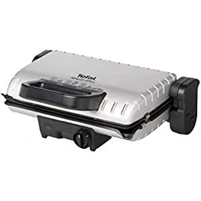 Abbildung von Tefal Minute Grill GC2050, Schwarz, Silber, Aluminium, Rechteckig, Rost, 300 x 170 mm, 1600 W