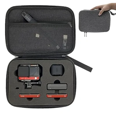 Abbildung von Honbobo Tragetasche Tasche kompatibel mit Insta360 ONE RS/Insta360 R 4K/Leica/360 Edition