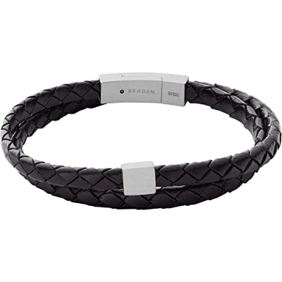 Abbildung von SKAGEN Herren Edelstahl Schmuck HULSTEN, Länge: 185 mm mit Magnetverschluss