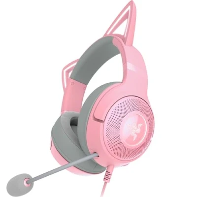 Abbildung von Razer Kraken Kitty V2 Kabelgebundenes PC Gaming Headset Quartz