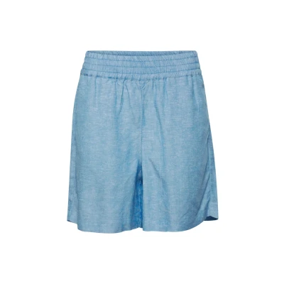 Abbildung von Fransa Frlin SHO Shorts, Damen, Größe: Medium, Malibu blue melange