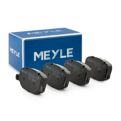 Abbildung von MEYLE 025 237 6017 Bremsbelagsatz ORIGINAL Quality Hinterachse nicht für Verschleißwarnanzeiger vorbereitet mit Anti Quietsch Blech