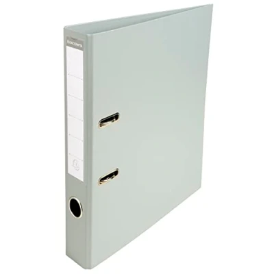 Abbildung von 10 x Exacompta Ordner Premium A4 PVC 50mm grau
