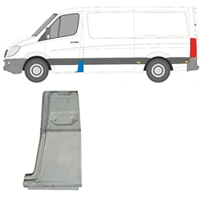 Abbildung von Für Mercedes Sprinter 2006 SÄule Reparaturblech / Links