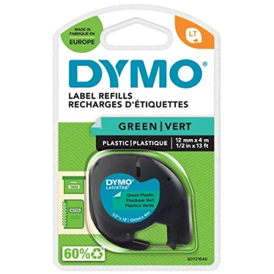 Abbildung von Dymo 91204 (S0721640) (12 mm) Schwarz bis grün Tape