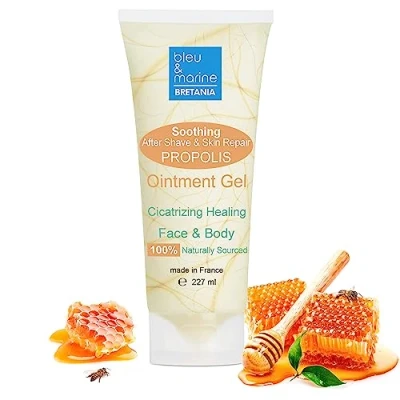 Abbildung von Propolis Gel 227ml Gesichtsreinigung Empfindliche Haut Unvollkommene Beruhigende Rasur Juckreizlinderung Feuchtigkeitsspendende und Lippen After sun shave