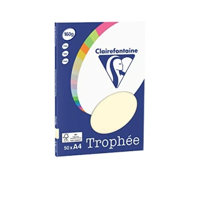 Abbildung von Clairefontaine Kopierpapier Trophee A4 160g/qm VE=50 Blatt sand