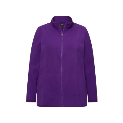 Abbildung von Ulla Popken Sweatjacke Fleecejacke Baukastensystem Innenjacke Stehkragen