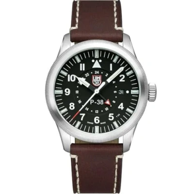 Abbildung von Luminox Herren Analog Schweizer Quarzwerk Uhr mit Leder Armband XA.9521