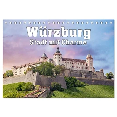 Abbildung von Würzburg Stadt mit Charme (Tischkalender 2025 DIN A5 quer), CALVENDO Monatskalender