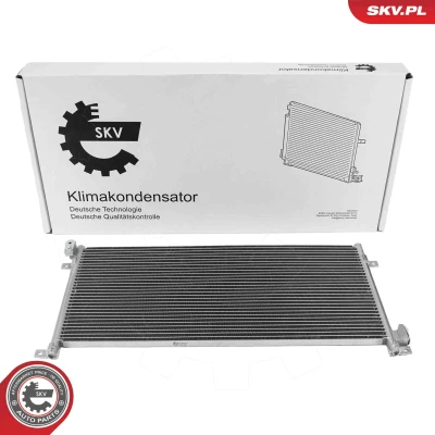Abbildung von ESEN SKV 86SKV613 Klimakondensator ohne Trockner Aluminium 681mm