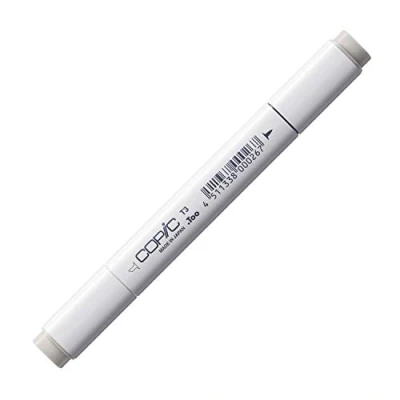 Abbildung von COPIC Classic Marker Typ T 3, toner gray No. professioneller Layoutmarker, mit einer breiten und feinen Spitze