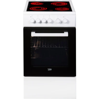 Abbildung von BEKO Elektro Standherd &quot;FSS57000GW&quot;, FSS57000GW, mit Backauszug, Simple Steam Reinigungsfunktion, Kleinflächengrill