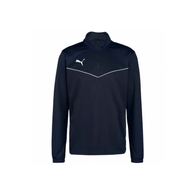 Abbildung von Puma Fussball Teamsport Teamrise Halfzip Langarmshirt, Herren, Größe: XXL, Peacoat white