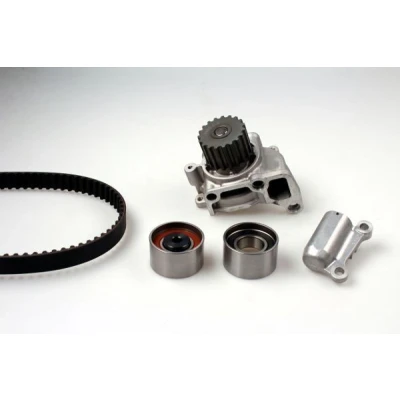 Abbildung von HEPU PK75335 Wasserpumpe + Zahnriemensatz mit Spanndämpfer, Spannrolle 153 MAZDA: 6 Station Wagon, Hatchback, Limousine