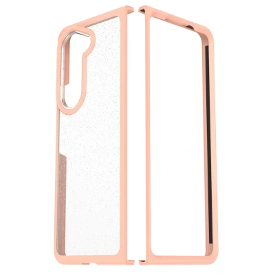 Abbildung von Samsung Galaxy Z Fold 5 Hülle Kunststoff OtterBox Backcover Handyhülle Orange
