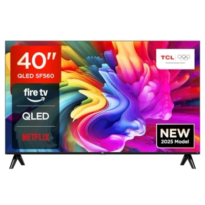 Abbildung von TCL 40SF560 40 Zoll, Full HD Smart QLED Direct LED TV mit Fire &amp; HDR, Alexa auf Abruf, Metallic Design, Rahmenlos
