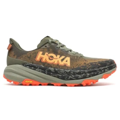 Abbildung von HOKA Speedgoat 6 Laufschuh Trail, Herren, Größe: 42, Antique olive/squash Schuhe