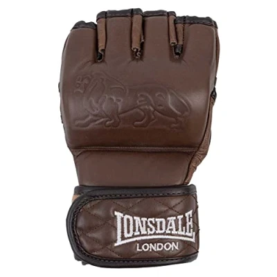 Abbildung von Lonsdale Unisex Adult MMA Gloves Equipment, Vintage Brown, L/XL