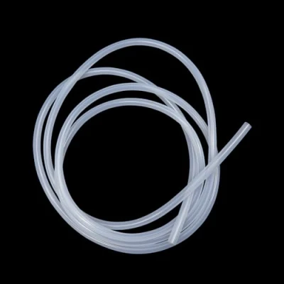 Abbildung von iMeistek Silikonschlauch 4mm ID x 7mm OD 4 Meter, Flexibler Lebensmitteltaugliche Schlauch Wasser Luft Rohr Transparent
