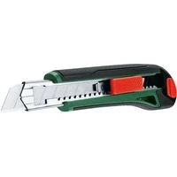 Abbildung von Bosch Cutter Messer (ergonomischer Softgrip; Auto Lock Klingenarretierung; automatischer Klingennachschub; Klingenaufbewahrung; extra scharfes mit 18mm Abbrechklingen; SK5 Stahl)