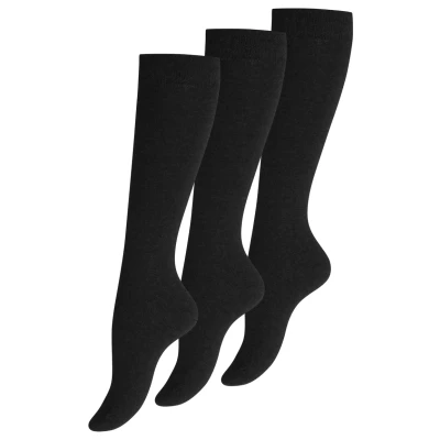 Abbildung von Yenita 3 PAAR Kniestrümpfe, Damen, Größe: 39 42, Schwarz
