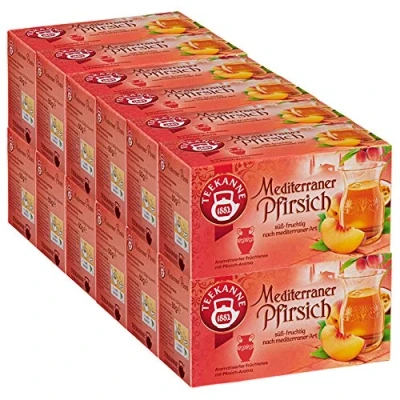 Abbildung von Teekanne Mediterraner Pfirsich, 12er Pack (12 x 50 g)