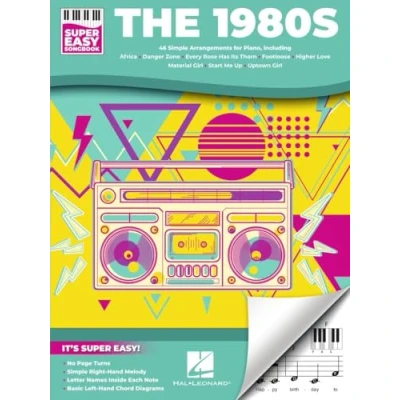 Abbildung von The 1980s Super Easy Songbook. Gesang mit Klavier.