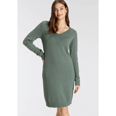Abbildung von Tamaris Strickkleid, mit Ajour Ärmeln