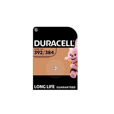 Abbildung von 1 x Duracell 392/384 (1 Blister mit Batterie), Batterie (SR41/V392/V384/SR41W/SR41WS)