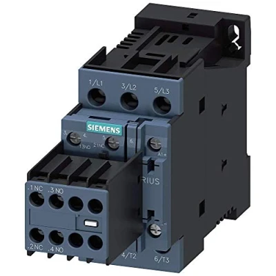 Abbildung von Siemens Schütz AC3 7,5 kW 2 Na + 2NC Dauerstrom 24 V S0 Schraube