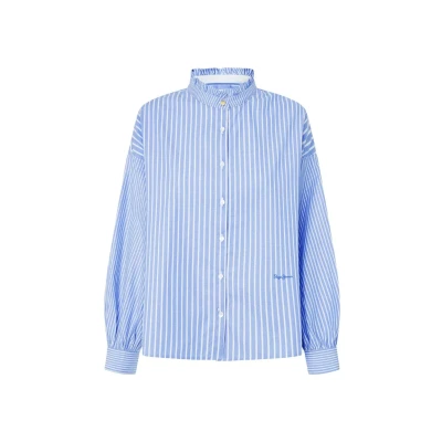 Abbildung von Pepe Jeans Pipery Hemdbluse, Damen, Größe: Small, Blue