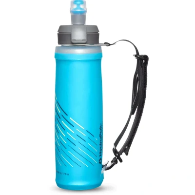 Abbildung von HydraPak Skyflask Speed (500 mL) Faltbare Wasserflasche, Weiche Flasche mit ein Daumengriff, Auslauf sichere Kappe, Blau