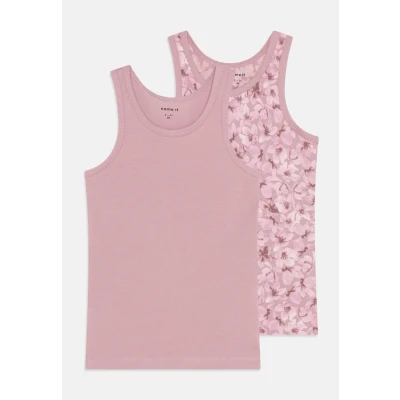 Abbildung von NAME IT Mädchen NMFTANK TOP 2P Flower NOOS Unterhemd, Mauve Shadows, 98
