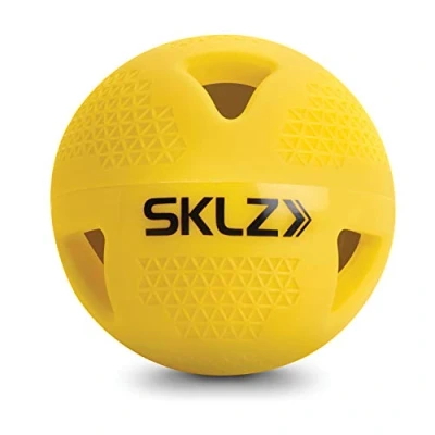 Abbildung von SKLZ Gewichteter Trainings Baseball, offizielle Baseballgröße, limitierter Flug und schlagfest, gelb, 6 Stück, Pack Impact