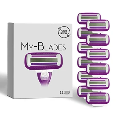 Abbildung von My Blades Rasierklingen für Gillette Venus 4 Klingen 12 Ersatzklingen, tlg.