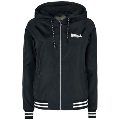 Abbildung von Lonsdale Damen Meriden Windjacke, Schwarz, M EU
