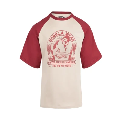 Abbildung von Gorilla Wear Logan Tshirt print, Herren, Größe: Small, Red