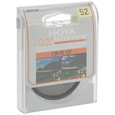 Abbildung von Hoya HRT Polarisationsfilter und UV Beschichtung 52 mm