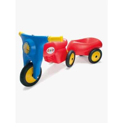 Abbildung von Dantoy Motorrad mit Gummirädern, Rot/Blau
