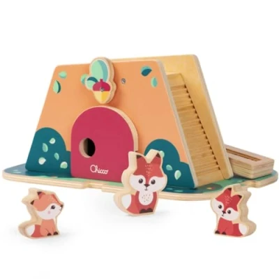 Abbildung von Gioco Montessoriano Chicco My Wood Friends Tana delle Volpi