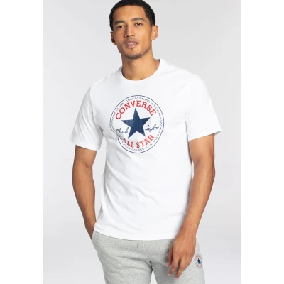 Abbildung von Converse GO TO Chuck Taylor Classic Patch TEE Unisex Tshirt print, Größe: XL, White