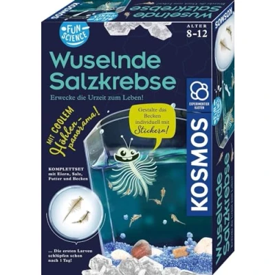Abbildung von Kosmos Experimentierkasten Fun Science Wuselnde Salzkrebse, Made in Germany