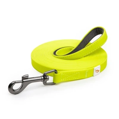 Abbildung von Rudelkönig Schleppleine PVC für Hunde mit Griffpolsterung, Robuste Hundeleine, (1 tlg), Wetterfeste Handschlaufe, Verschiedene Längen