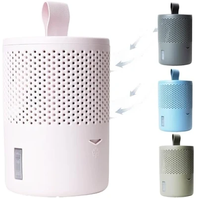 Abbildung von AbsoDry Duo Family Luftentfeuchter Wohnung ohne Strom für beste Luftqualität Raumentfeuchter Keller, Badezimmer, Schlafzimmer gegen Schimmel Entfeuchter Dehumidifier Pink