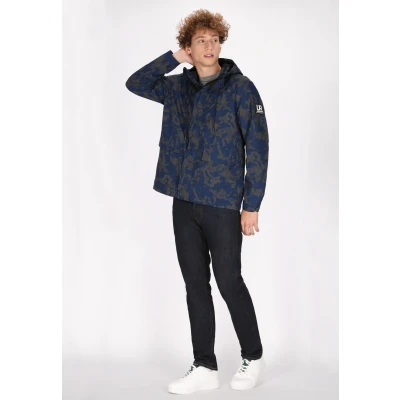 Abbildung von Schmuddelwedda Anorak Outdoorjacke, Herren, Größe: Medium, Dunkelgrau marine camouflage