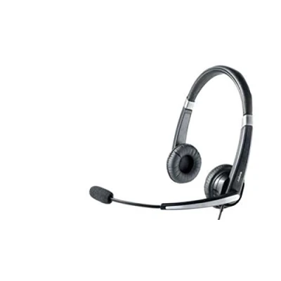 Abbildung von Jabra UC Voice 550 Duo Headset über dem Ohr Schwarz