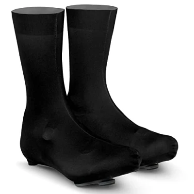 Abbildung von GripGrab Unisex Erwachsene RaceAero TT 2nd Edition Profi Rennrad Lycra Zeitfahr Überschuhe Dünne Leichte Aero Sommer Radsport Überzieher, Schwarz, S (38 41)