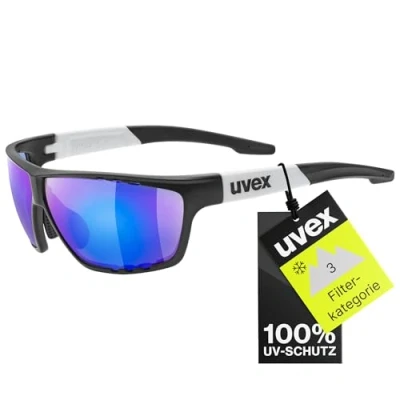Abbildung von uvex Unisex Erwachsene, sportstyle 706 Sportbrille, black matt white/blue, one size