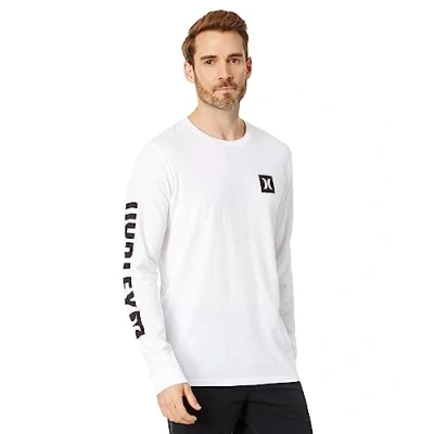 Abbildung von Hurley Herren Evd The Box Ls T Shirt, Weiß, L